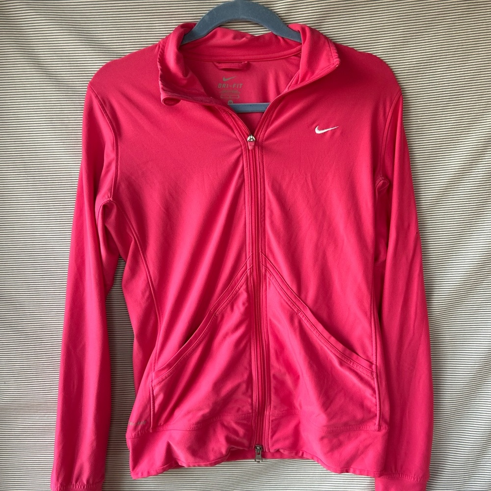 Nike Vibrant Pink Zip-Up Jacket